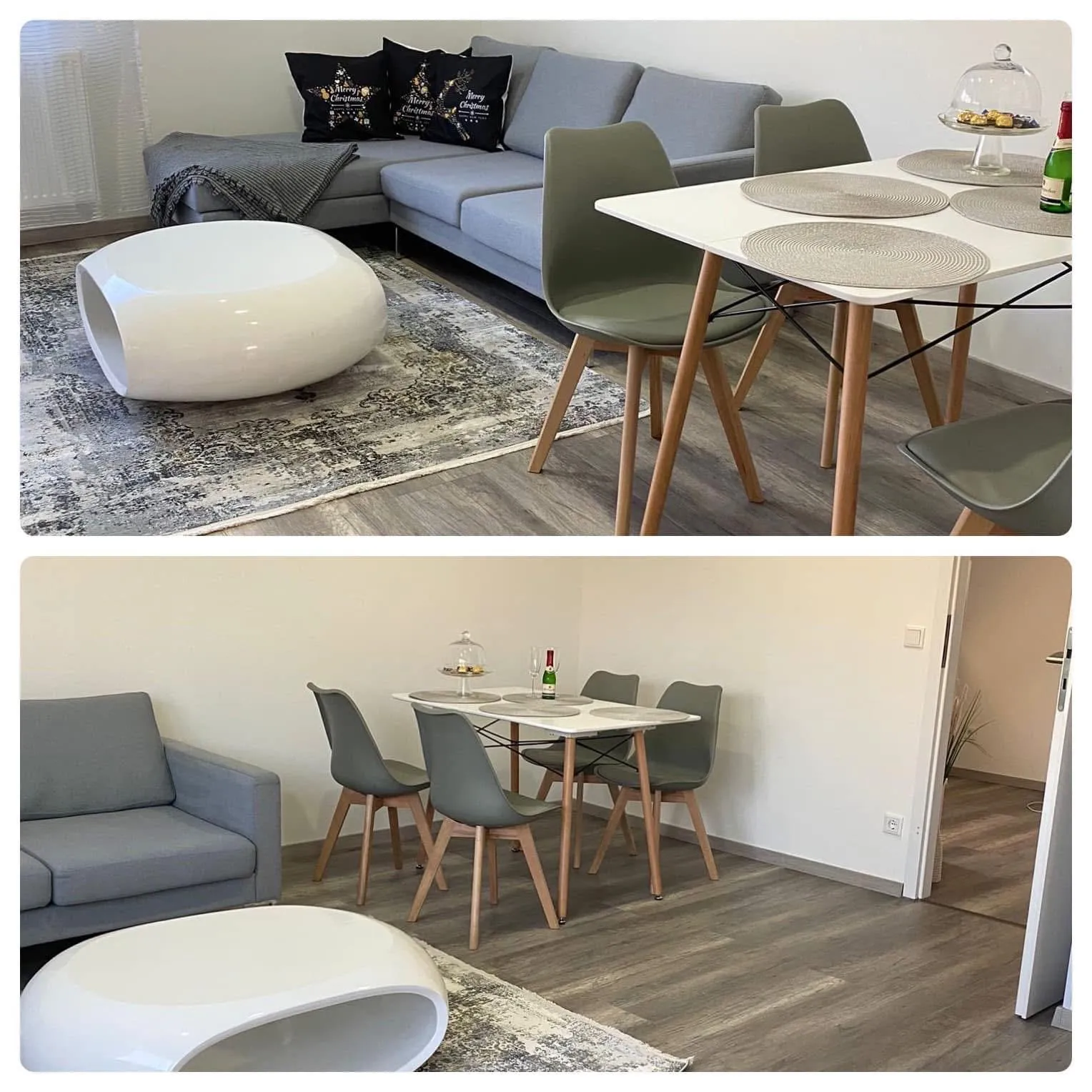 Wohnbereich der Obergeschoss-Wohnung